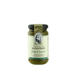 Pesto mit Basilikum „Peso al basilico“ von Manestrini 180g