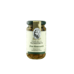 Entkernte Oliven „Olive denocciolate“ von Manestrini 180g